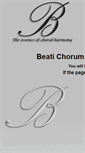 Mobile Screenshot of beatichorum.org